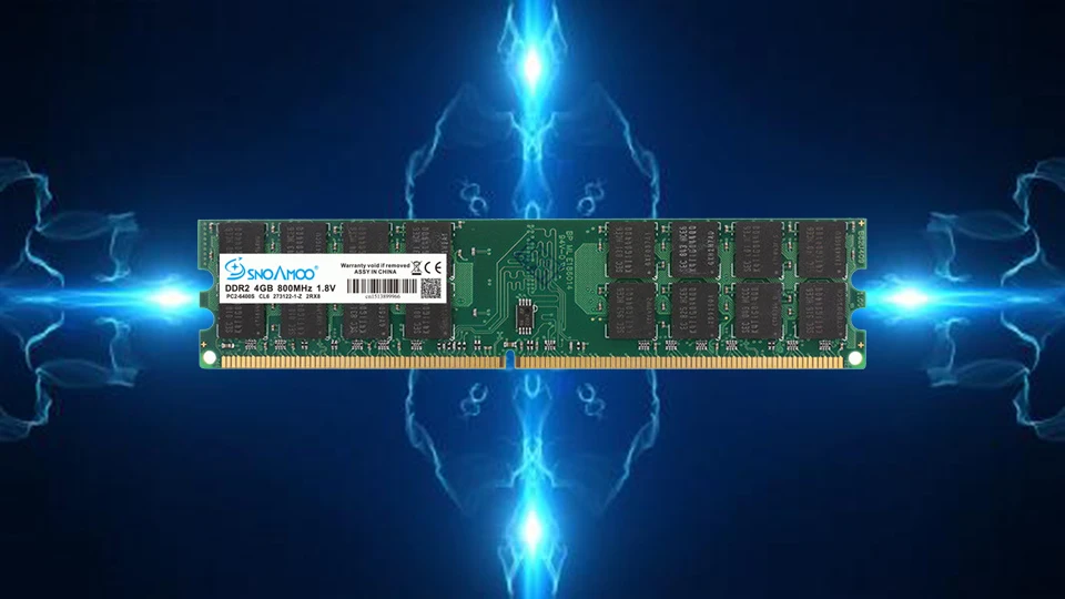 SNOAMOO RAMs DDR2 4 Гб 2 Гб 800 МГц/667 МГц PC2-6400 Настольный ПК DIMM память 240 контакты для системы AMD