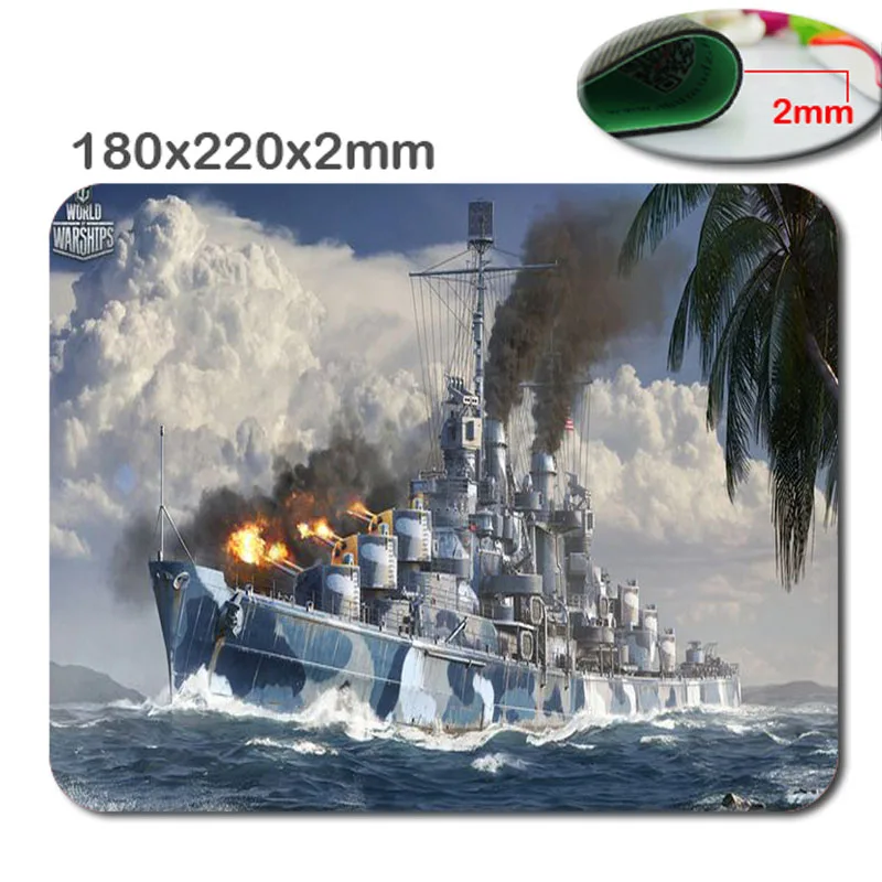 Мир военный корабль 180*220*2 мм Настройте свой собственный прямоугольный игровой