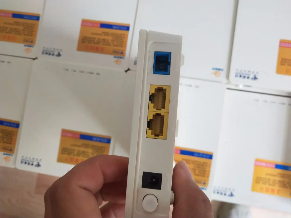 Onu epon hua wei FTTH fiberhome onu модем Подержанный старый hg8020c 1FE + 2LAN EPON ONU ONT с английской