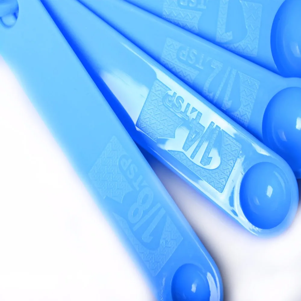 11 шт./компл. синий Пластик Кухня мерная Набор ложек и поварёшек Чашки столовую