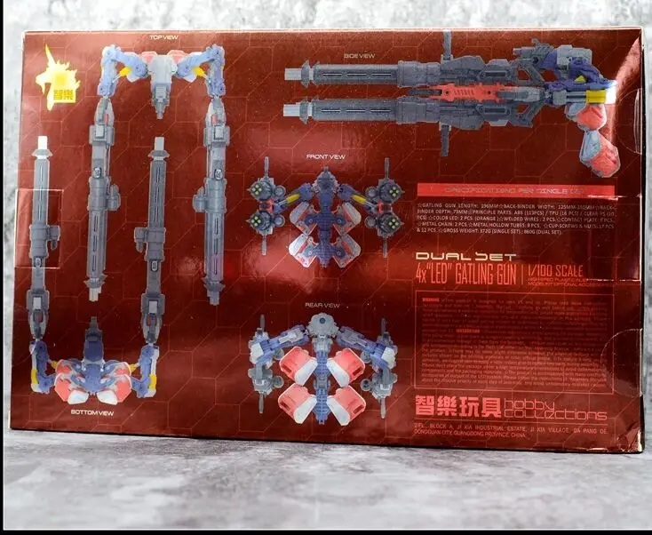 MG 1/100 4X Sazabi MSN-04 пулемет Гатлинга добавить на комплект w/светодиодный фигурка