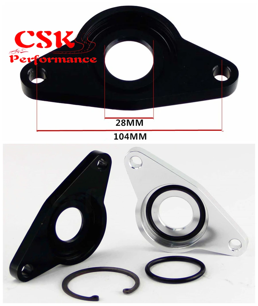 Фланец-адаптер SSQV SQV BOV выдувной клапан для Subaru Impreza Wrx Sti 02-07 черный/серебристый |