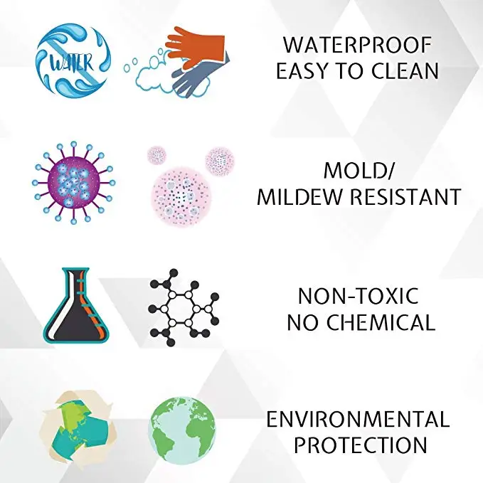 

Anime Pretty Mermaid Shower Curtain Young Fish Girl Bathroom Curtain 3D