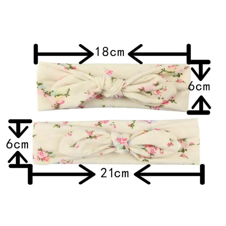 

TELOTUNY Cute bow hair accessory Parent-child Baby Kids Rabbit Bow Ear Hairband Headband Turban Knot Head Wraps Z1004