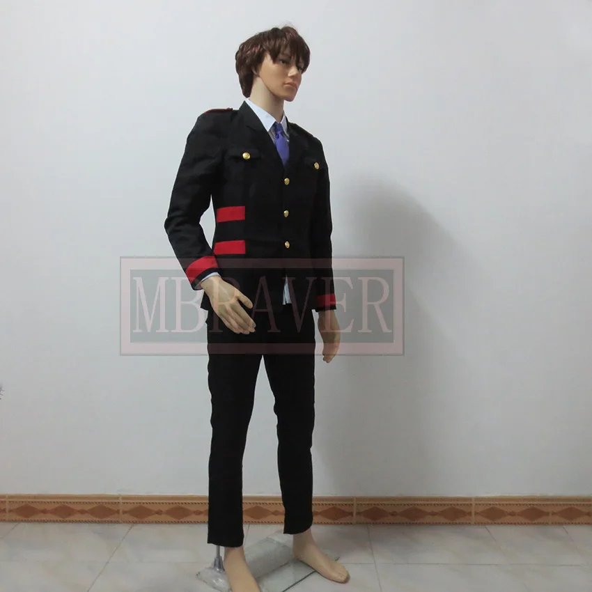 Костюм для косплея Noragami Kazuma черная Униформа на заказ все размеры|cosplay costume|black