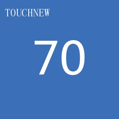 70 TOUCHNEW, 168 цветов, одиночные художественные маркеры, кисть, эскиз, на спиртовой основе, маркеры, двойная головка, манга, ручки для рисования, товары для рукоделия - Цвет: 70