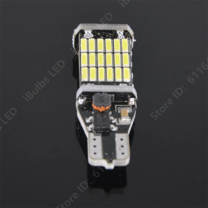 1PCS Super Bright T15 W16W 45 SMD LED 4014 Car Auto Canbus Marker Lamps Reading Light Interior Lighting Bulb | Автомобили и