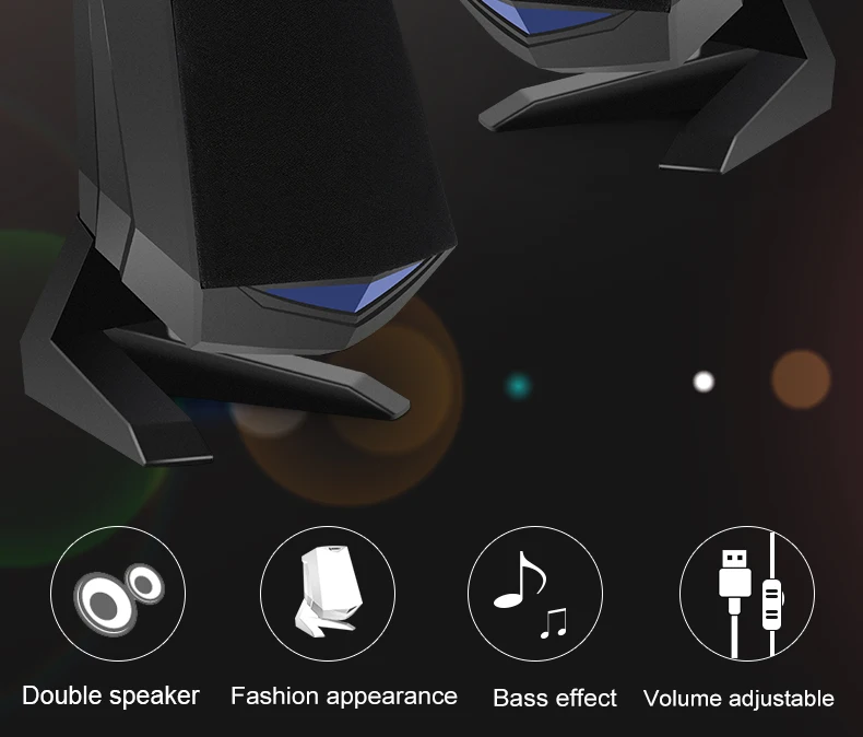 A4 Настольный компьютер динамик HIFI качество звука аудио USB кабель портативный динамик игра музыка