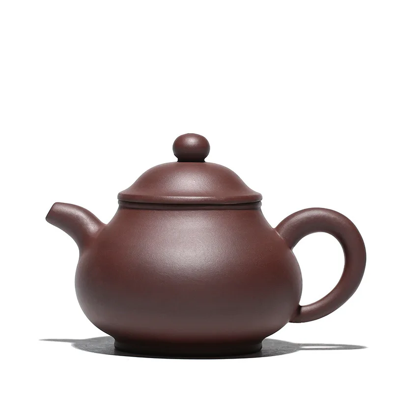 

pan pot locomotive semi-manual raw ore purple clay domestic kungfu tea sets one by one to withstand the sale of teapots