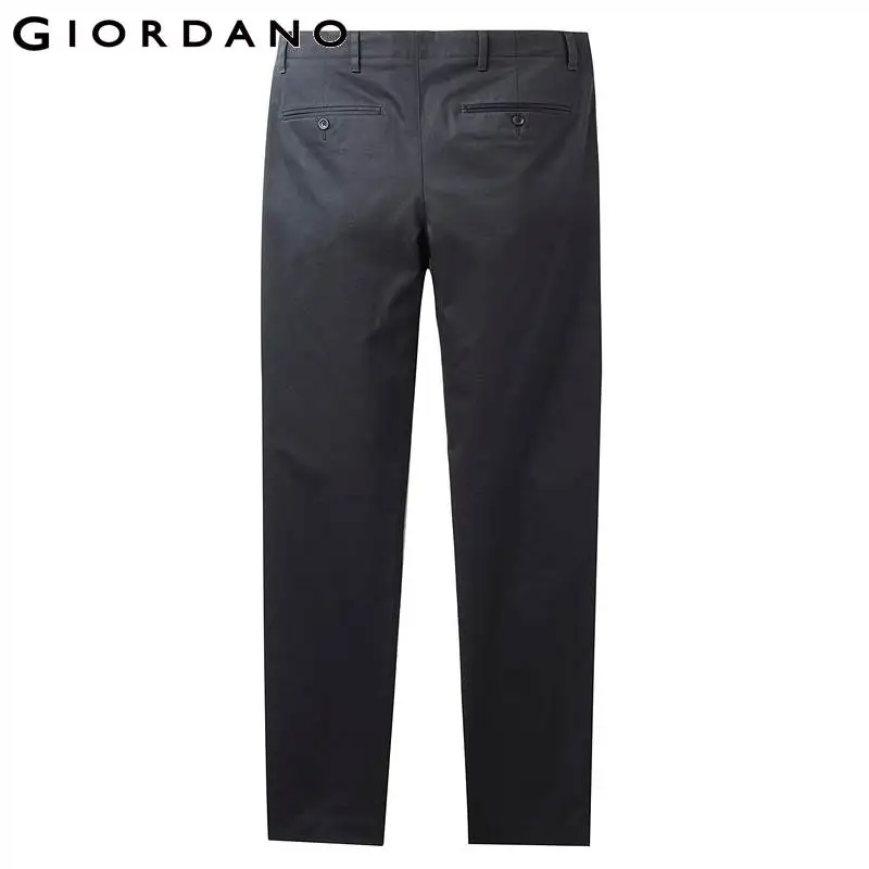 Giordano мужские повседневные брюки slim fit выполненные из натурального хлопка имеется