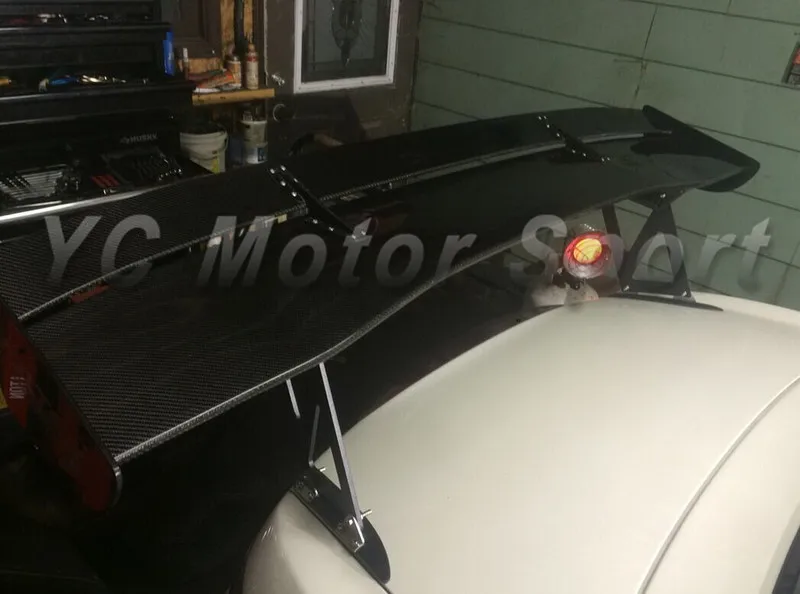 melhor Acessórios Do Carro De Fibra De Carbono 1600mm Spoiler Traseiro Com Suporte De 290mm Apto Para 2000-2008 S2000 Ap1 Ap2 Vtx Tipo 5 Estilo Tronco Gt Asa