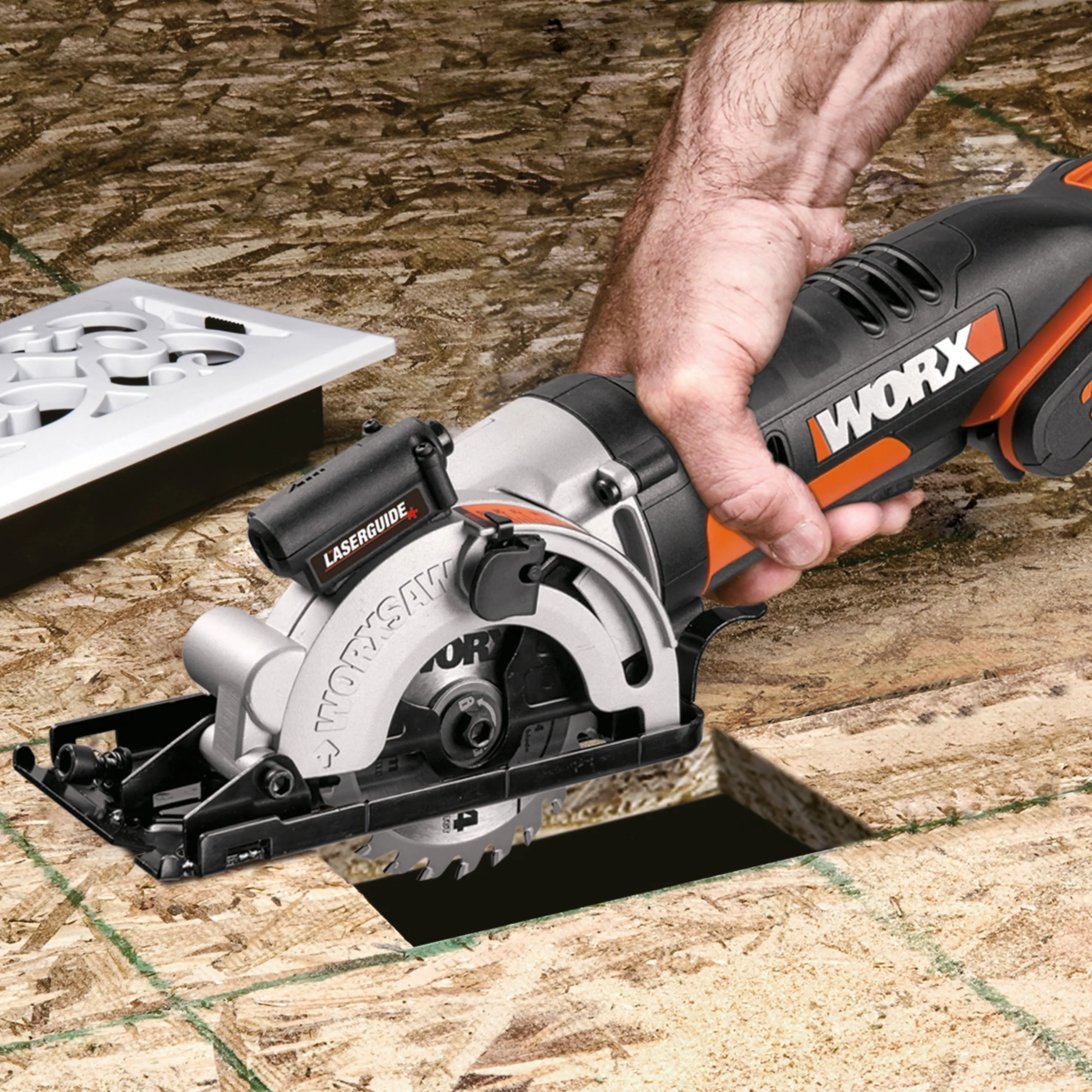 WORX WX523 WORX 20V циркулярная пила Бытовая настольная двойного назначения дерево/металл/ПВХ/кирпич ручные пилы