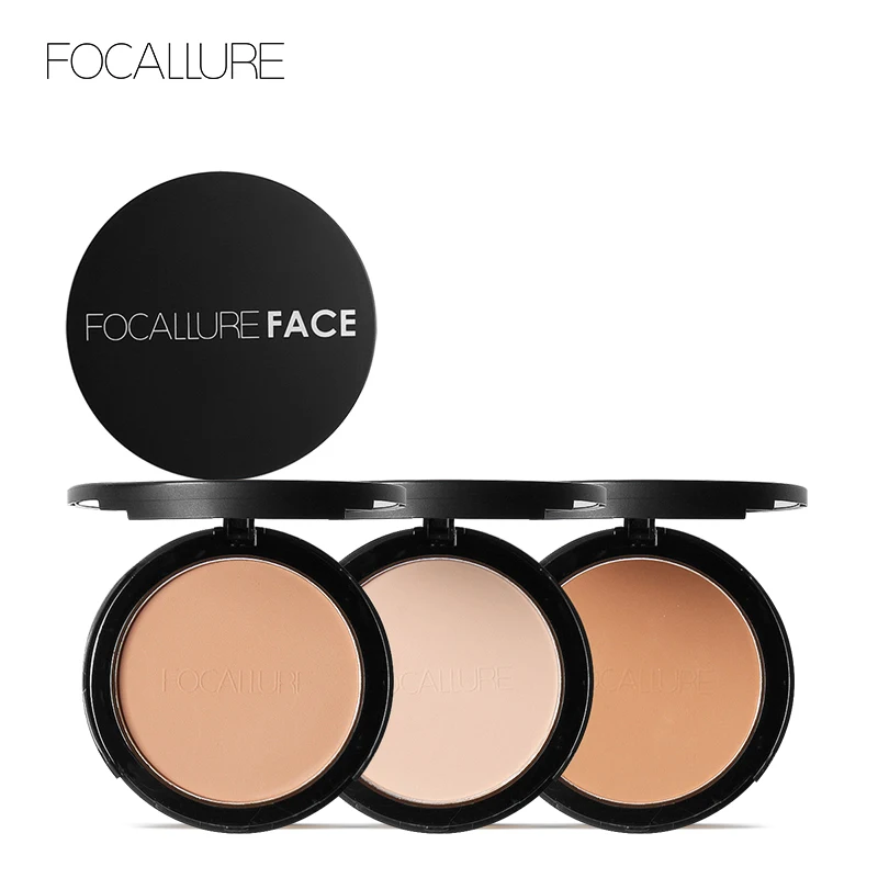 Focallure 2 Plys Fix прессованный порошок Палитра Водонепроницаемый контур лица консилер
