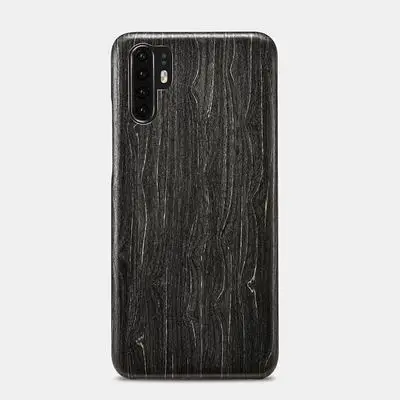 Чехол для телефона из натурального дерева для huawei P30 PRO P30, P30 Lite, чехол-накладка из черного ледяного дерева, грецкого ореха, красного розового дерева, черного розового дерева - Цвет: P30PRO Black ice