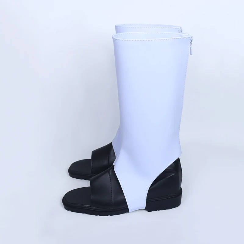 Naruto Black White Pu Leather Shoes Uchiha Obito Carnival Cosplay Costume Halloween Boots New Free Shipping | Тематическая одежда