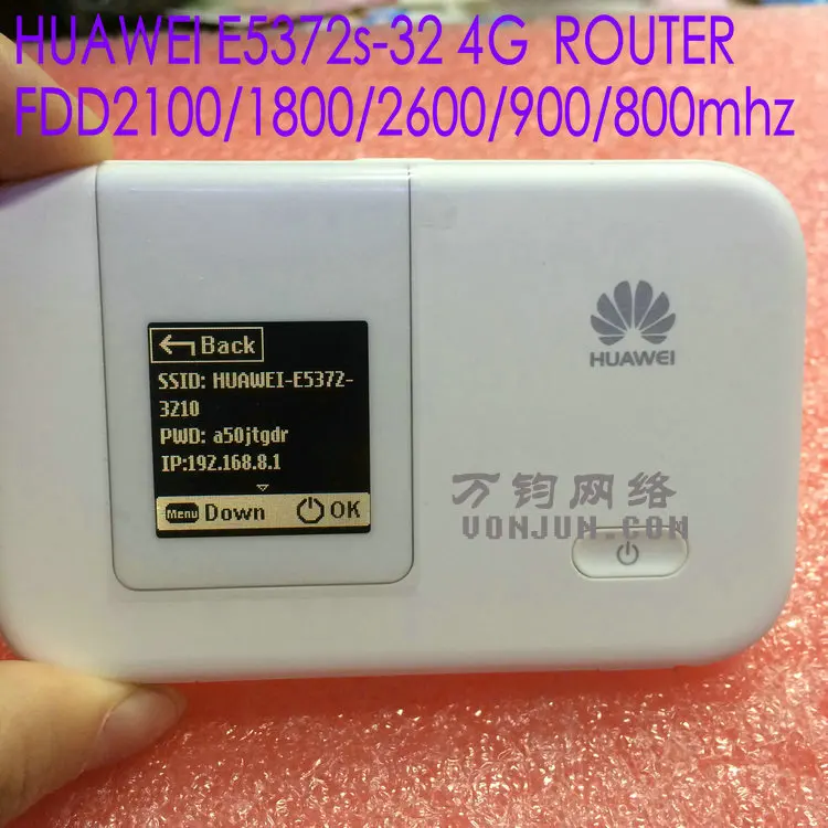 Unlocked 150Mbps 4g Portable Wifi Router  E5372 Mobile Hotspot E5372s-32 support APP