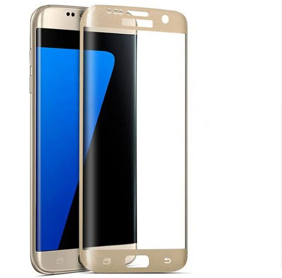 Gold S7 edge для samsung Galaxy S6 Edge чехол s7 S8 закаленное стекло для samsung S 7 S 6 Edge S 8 Защита экрана 3D полное покрытие пленка - Цвет: Gold