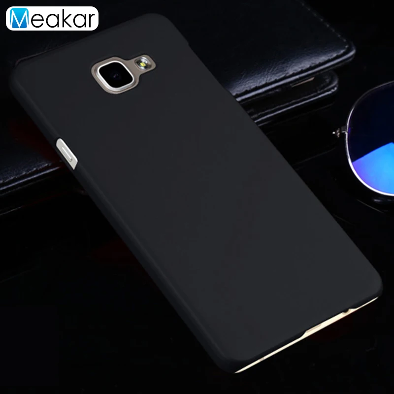 black Coque 5.5For samsung Galaxy A7 чехол для samsung Galaxy A7 A710 A710F A710m A7100 SM-A710F чехол-лента на заднюю панель - Цвет: black