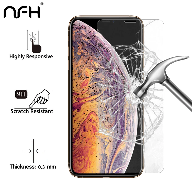 

Защитное закаленное стекло для iPhone 12 Mini X XR XS MAX, стекло на iphone 7 8 6 6S iPhone11 Pro Max, защита экрана, стеклянная пленка