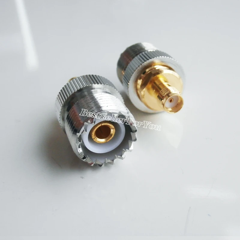 10 шт. UHF Female SO239 SO-239 to SMA Jack RF коаксиальный разъем адаптера | Обустройство дома