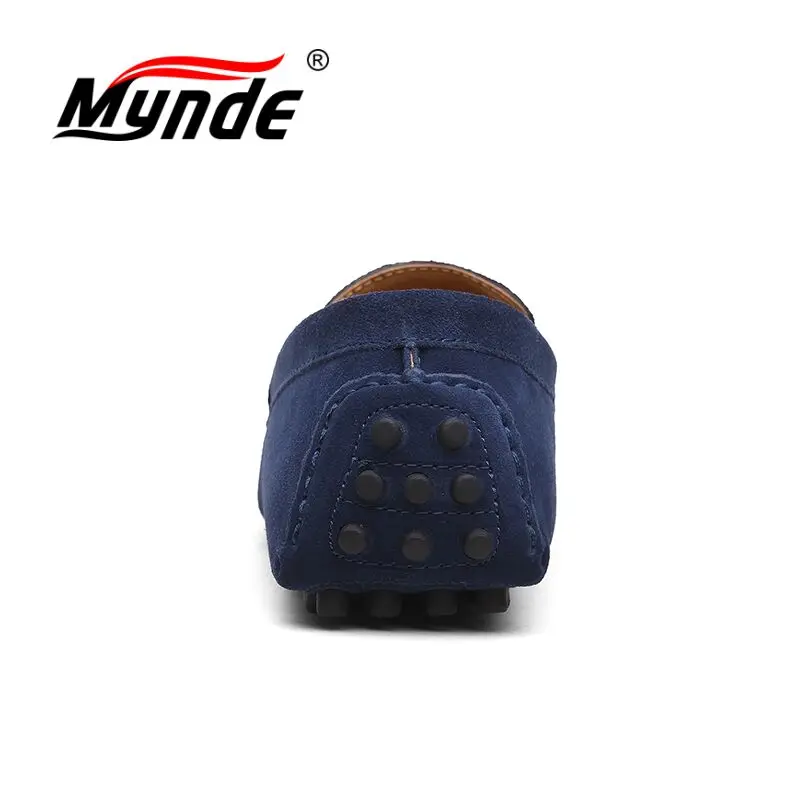 Mynde Brand Big Size Cow Suede Leather Men Flats 2018 New Casual Shoes High Quality Loafers Moccasin Driving | Обувь