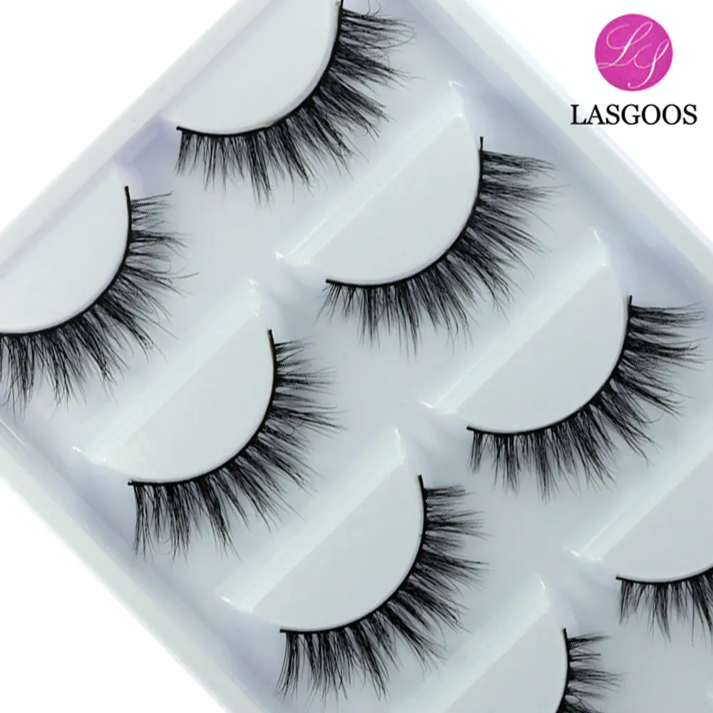 LASGOOS 10 парт/лот 100% натуральная сибирская норка пачкающие натуральные 3D