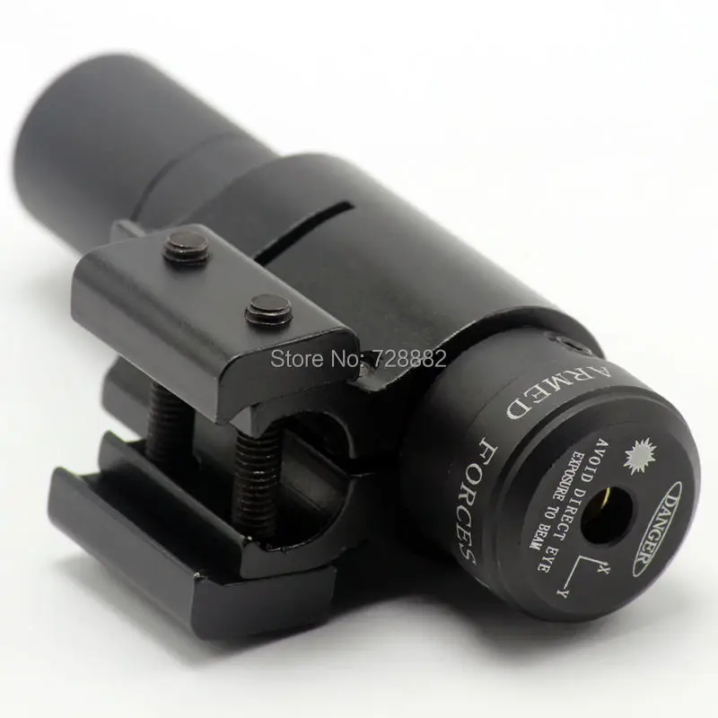 Прицел лазерный 5мВт для тактического пистолета с крепежом на рельсы 11 или 20мм|mount