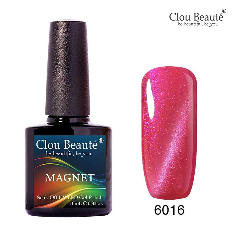 6016 Clou Beaute кошачий глаз Гель-лак для ногтей unhas em гель замочить от Nagellak золотая линия темно-синий Магнитный Гель-лак для ногтей гель - Цвет: 6016