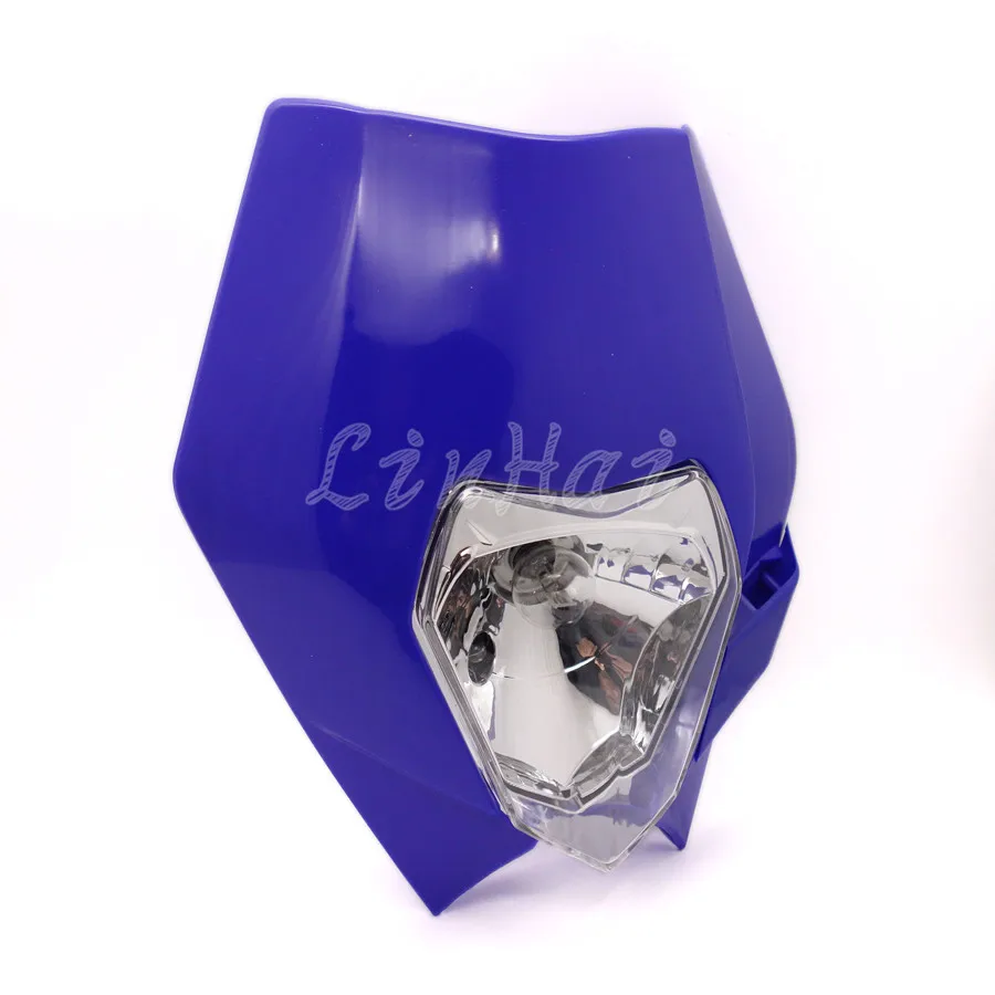 Новая мотоциклетная синяя фара двойной Спорт супер-MX внедорожный мотоцикл