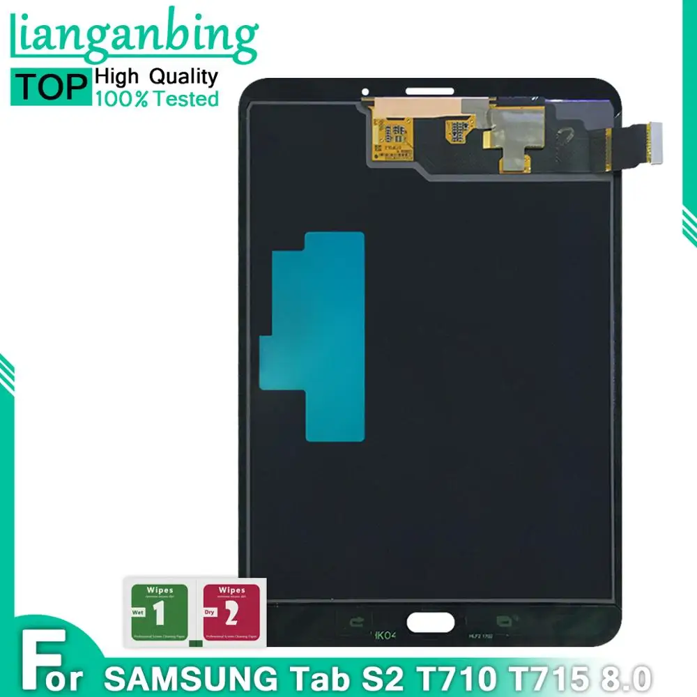 100% протестированный рабочий ЖК дисплей для Samsung GALAXY Tab S2 8 0 2015 T710 WiFi T715 3G с