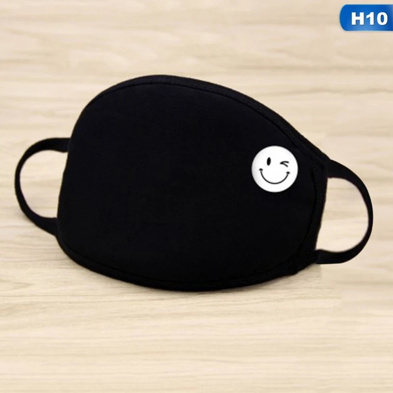 H10 1 Pc Black Health Cycling Anti-Dust Mouth Face Mask Respirator Unisex Fashion Mouth-Muffle Face Masks Free shipping - Цвет: H10