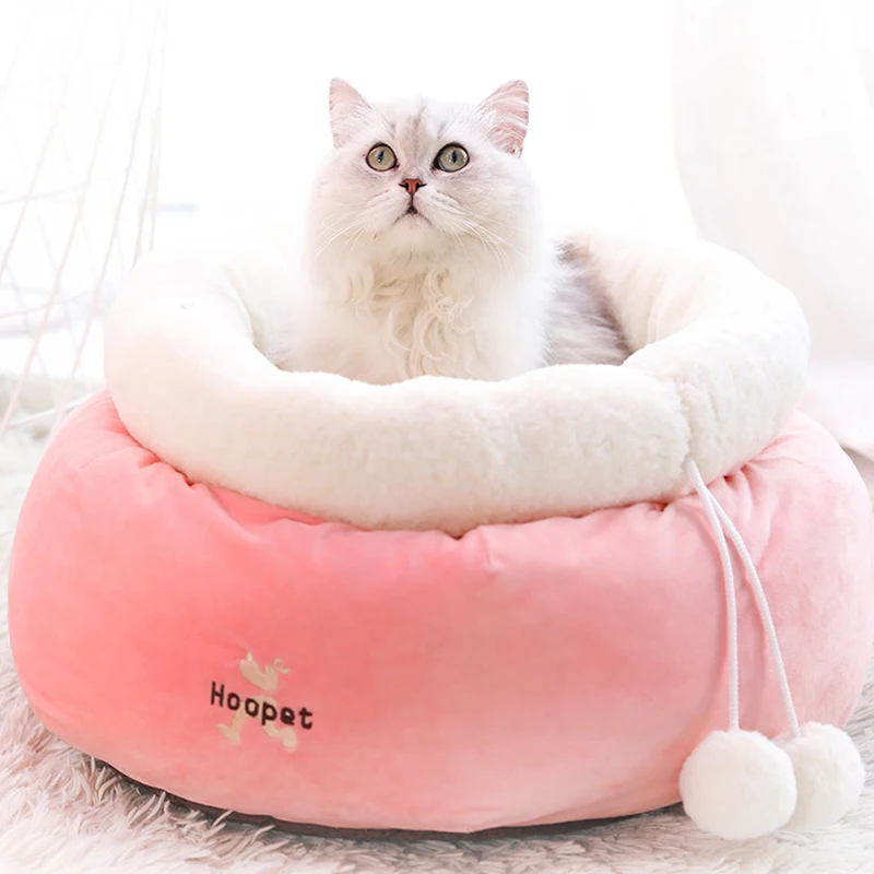 Лежанки для домашних животных HOOPET удобная мягкая кровать сна кошек подушка