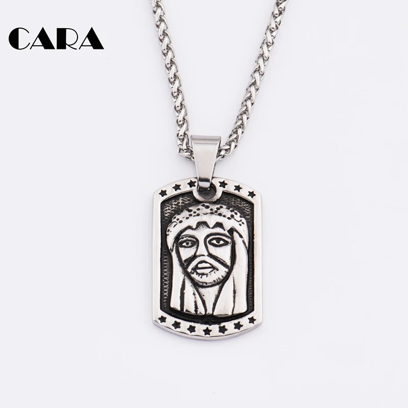 Новое поступление 2019 ожерелье с кулоном в стиле панк из нержавеющей стали 316L