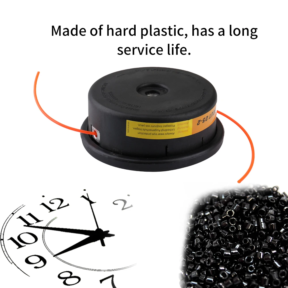 Триммер для травы комплект из 1 каната с матовым пластиковым резьбовым