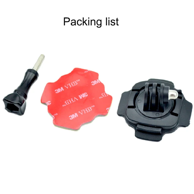 360 helmet mount kit PATCHSKY 360 градусов вращающийся для крепления на шлем для клейкую ленту 3м Стикеры для спортивной экшн-камеры Go pro Hero 7/6/5 black Label спортивной экшн-камеры XIaomi Yi 4k eken H9R/H9 OSMO действий - Цвет: 360 helmet mount kit