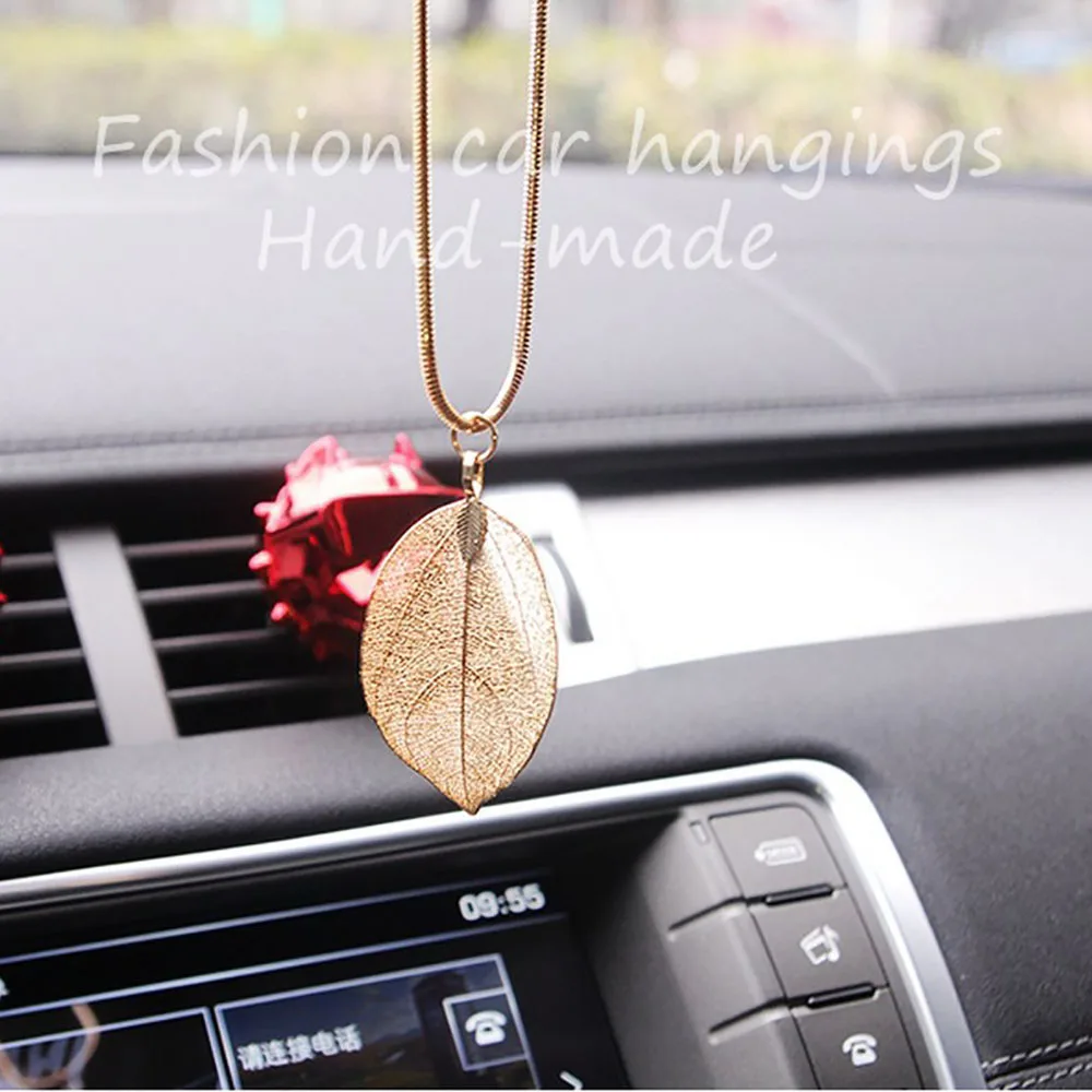 Автомобильные аксессуары подвеска в форме листа из сплава для салона автомобиля