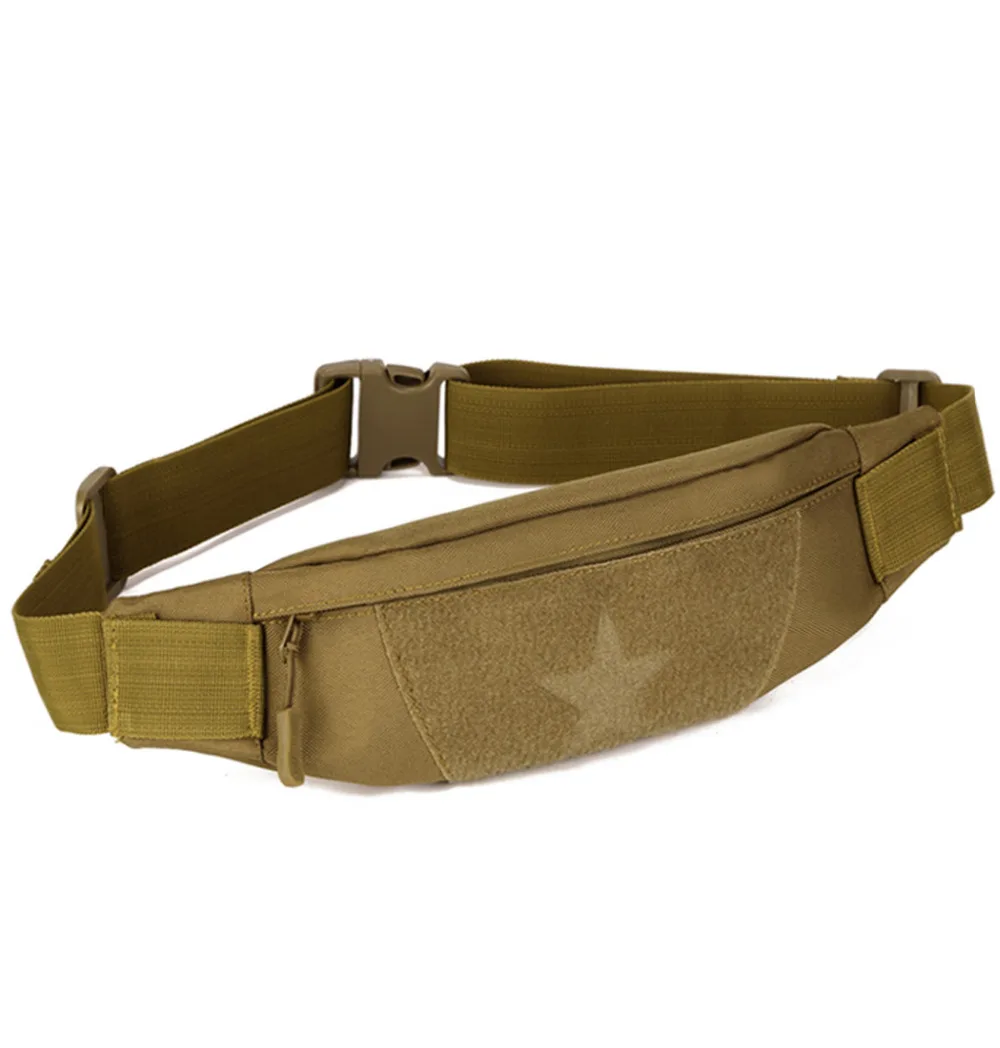 

Top Quality Men Durable Nylon Fanny Waist Pack Belt Hip Bum Military Designer Male Famous Brand Antitheft Assault Molle Bag New