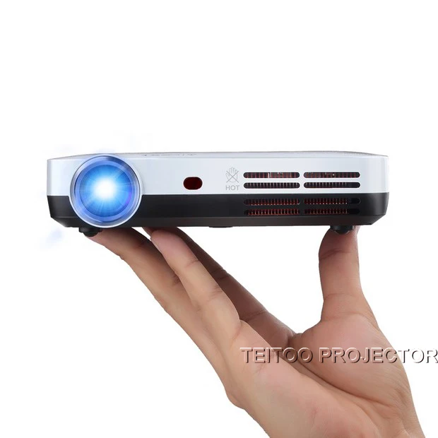 Мини 1080 P 3D DLP мультимедийный проектор Android 4.4 WIFI Bluetooth для игровых данные