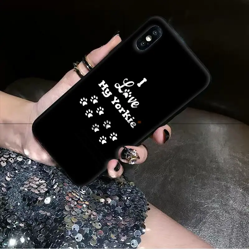 A12 Babaite я люблю свою собака Йоркширский терьер Papillon боксер Coque Оболочка Чехол для телефона для iPhone 8 7 6 6S Plus X XS MAX 5 5S SE XR Чехол для мобильного телефона s - Цвет: A12