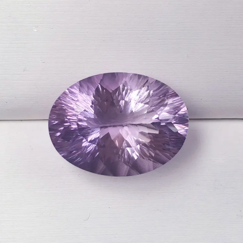 CSJ 100% натуральный аметист овальная вогнутая огранка свободные драгоценные камни
