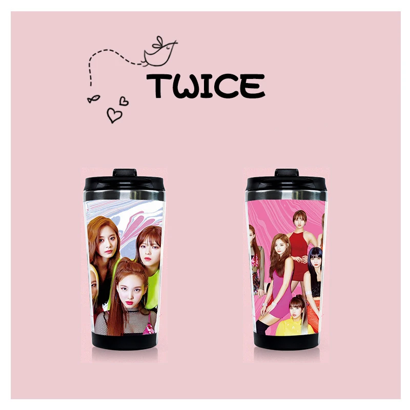 Дважды альбом Nayeon Chaeyeon Dayhun Tzuyu Curve Cup из нержавеющей стали двухслойный дропшиппинг