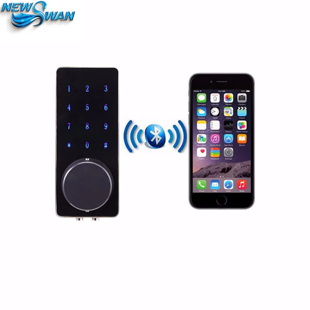 Мобильный Bluetooth-замок умный электронный цифровой дверной замок с дистанционной