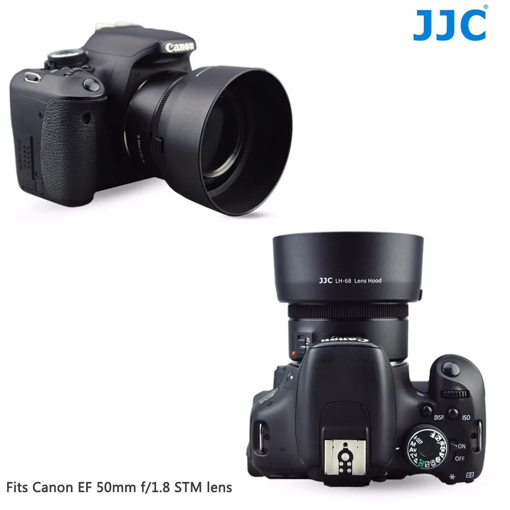 JJC LH-68 байонетная бленда объектива камеры для Canon EF 50 мм f/1,8 STM объектив заменяет ES-68
