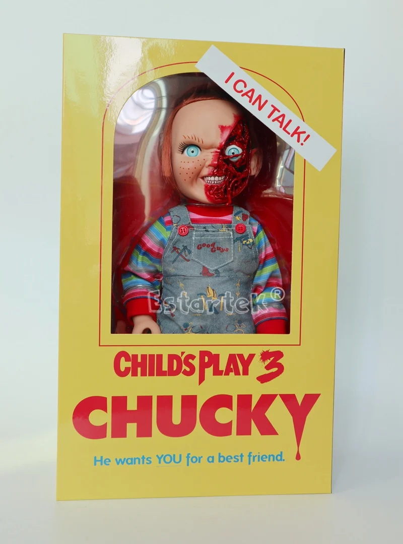 Mezco Toyz 78020 15 дюймов Chucky Rotten Face версия с голосовой коллекцией фигурка для фанатов подарок на праздник