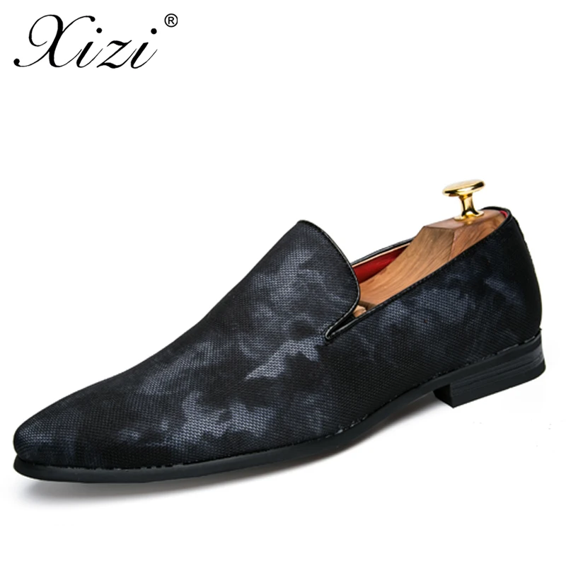Xizi superstar men fashion flats shoes Slip-On leather male loafers party and wedding dress boat men's krasovki shoe | Обувь