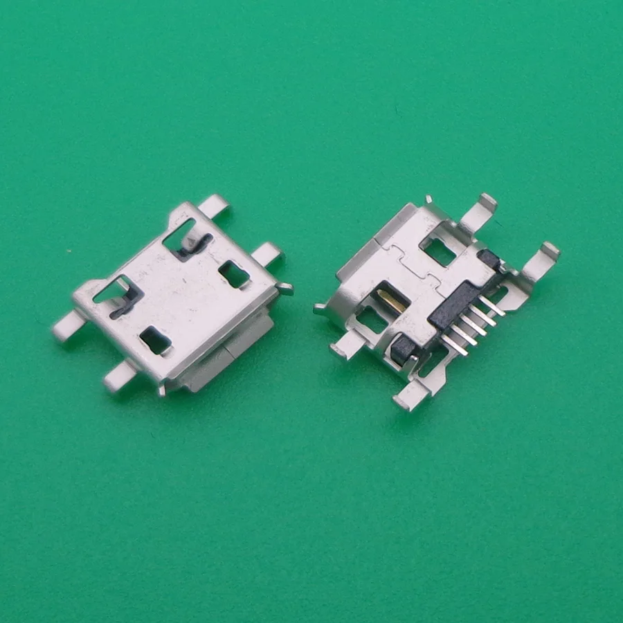 300 шт. Micro USB Тип B Женский 5 контактный фоторазъем порт печатная плата|board connector|board