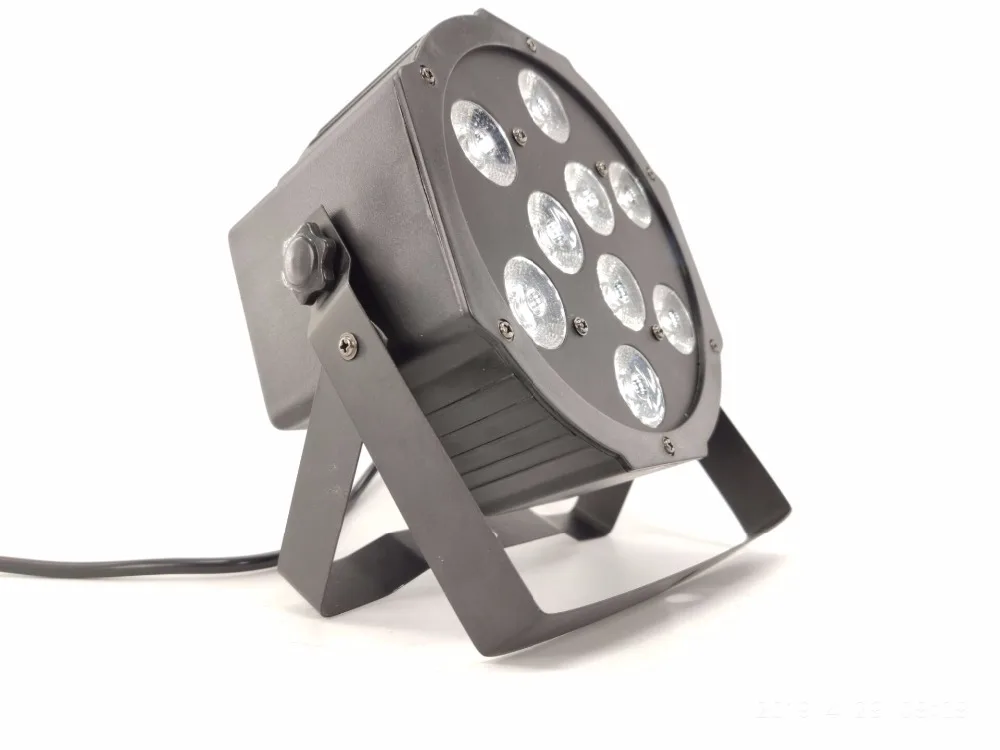 Новинка 9X12W RGBW 4in1led Par огни dmx512 плоские LED PAR дискотечные профессиональное dj