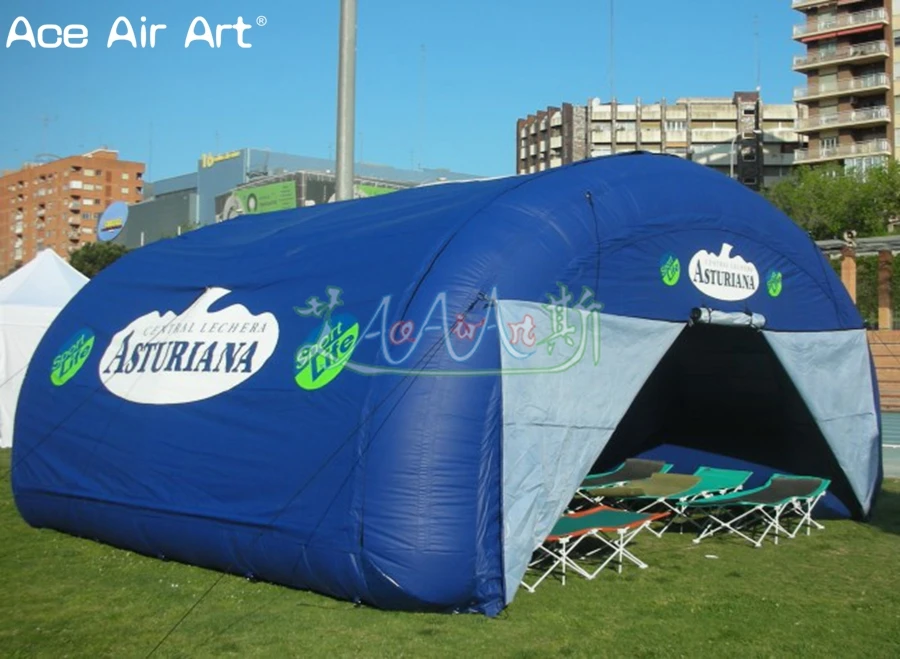 

Full cover inflatable tunnel marquee tent,stage and Emergency medical tent,sport tunnel with zipper open for sale