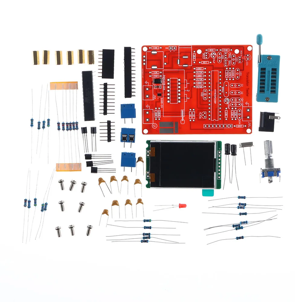 Новые горячие DIY TFT GM328 Транзистор тестер Диод LCR ESR метр ШИМ квадратный генератор волн электрические измерения частоты