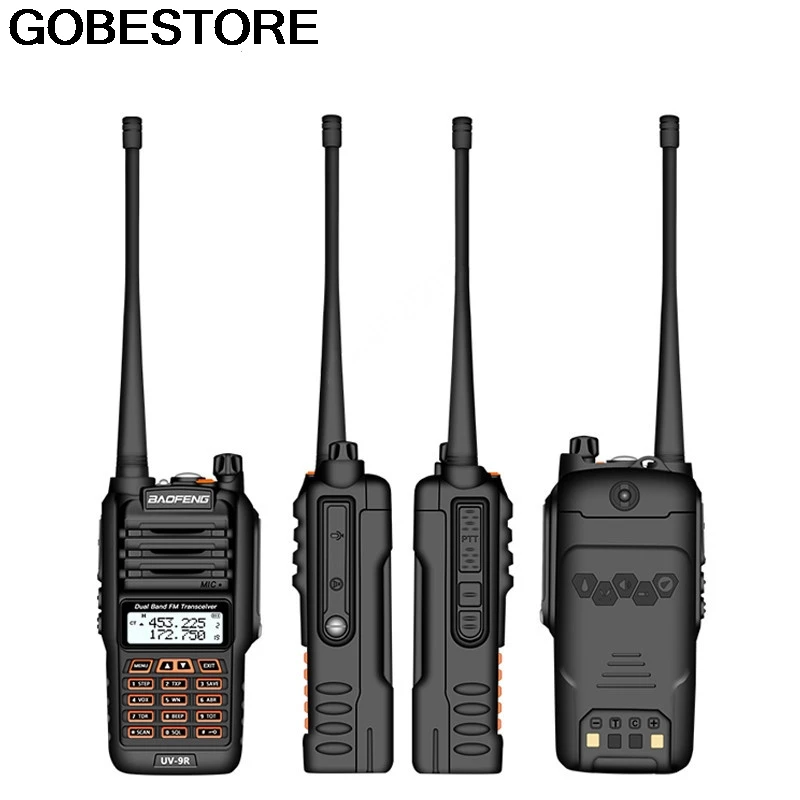 Baofeng Водонепроницаемая UV 9R радио антенна 8 Вт UHF/VHF рация диапазон 5 км Cb